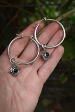 Load image into Gallery viewer, Onyx Interchangeable Hoops