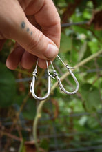 Load image into Gallery viewer, Sterling Silver U Hoops