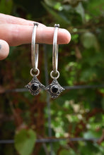 Load image into Gallery viewer, Onyx Interchangeable Hoops