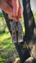 Load image into Gallery viewer, Moss Agate Dangles