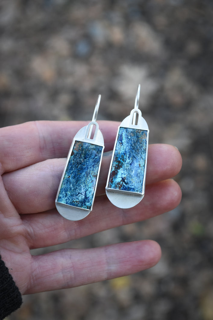 Azurite Earrings