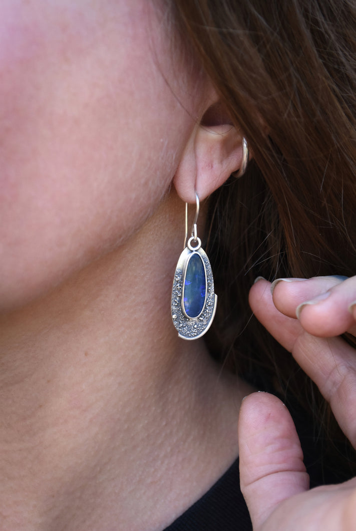 Boulder Opal Dangles