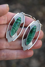 Load image into Gallery viewer, Malachite Dangles