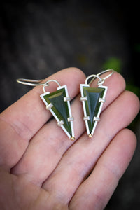 Serpentine with 14k gold accent