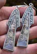 Load image into Gallery viewer, Moss Agate Dangles
