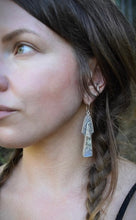 Load image into Gallery viewer, Moss Agate Dangles