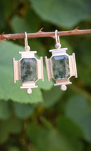 Load image into Gallery viewer, Moss Agate Deco Swingers