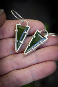 Serpentine with 14k gold accent