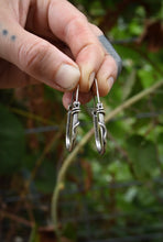 Load image into Gallery viewer, Sterling Silver U Hoops