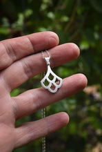 Load image into Gallery viewer, Sterling Silver Cut Out Necklace