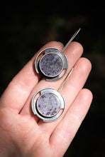 Load image into Gallery viewer, Trapiche Sapphire Earrings