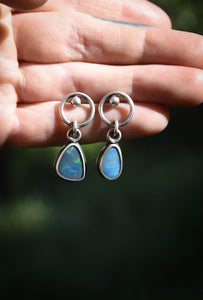 Boulder Opal Studs