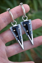 Load image into Gallery viewer, Made to Order Onyx Interchangeable Hoops