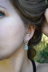 Boulder Opal Studs