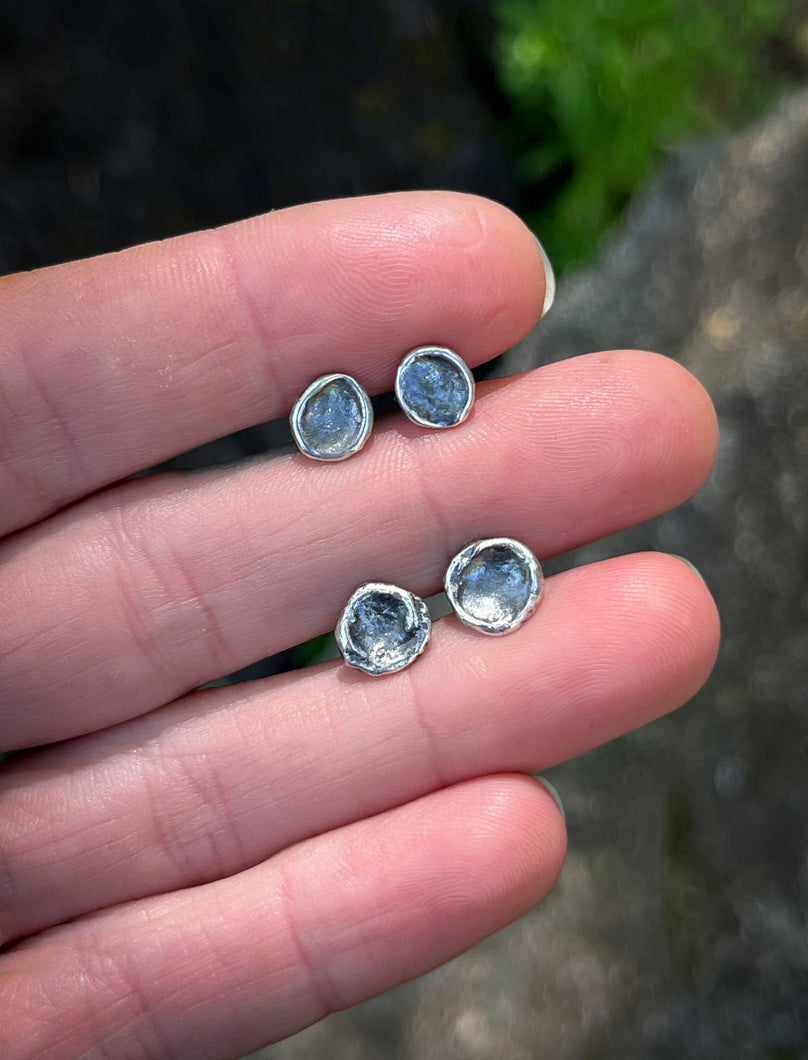 Sterling Water Cast Studs