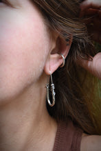 Load image into Gallery viewer, Sterling Silver U Hoops