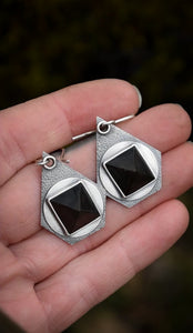Carved Bull Horn Earrings